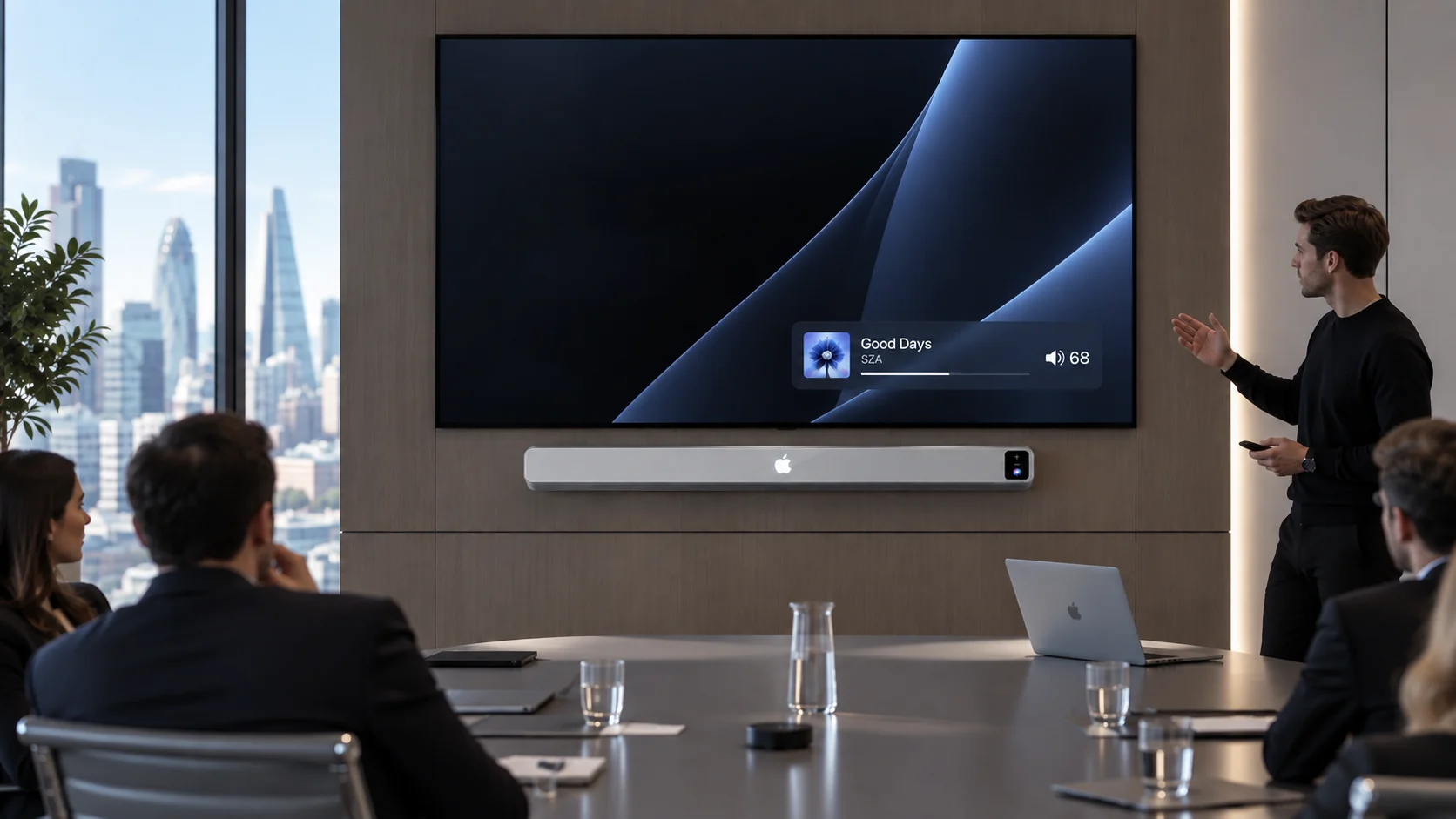 Soundbar Pro in a presentation room