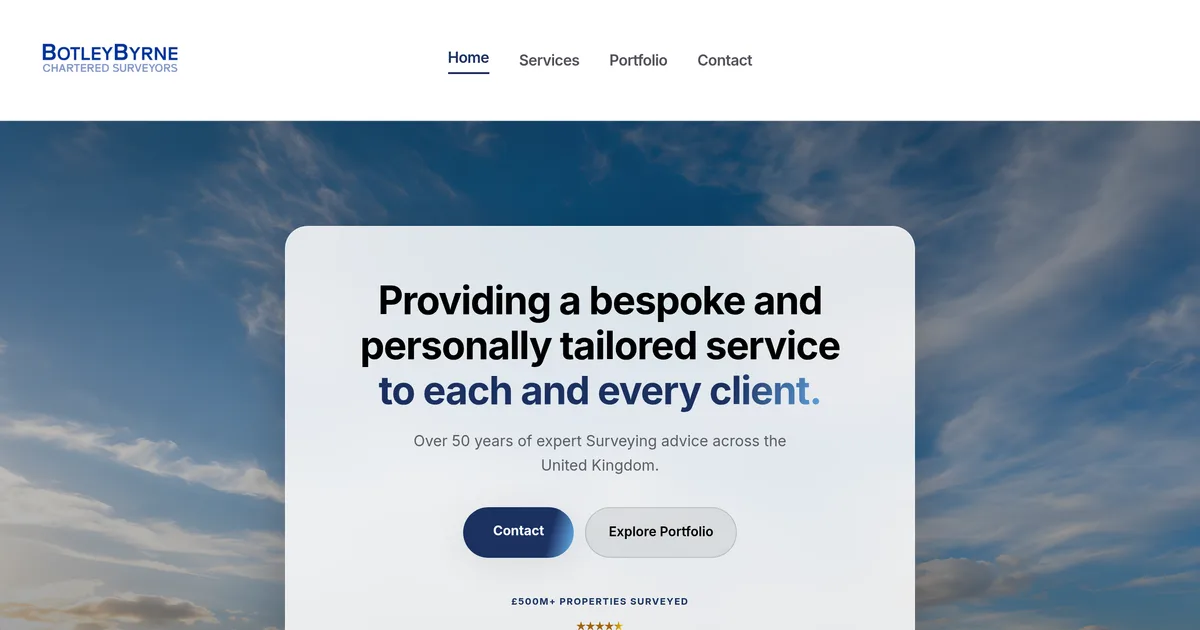 Botley Byrne Production homepage