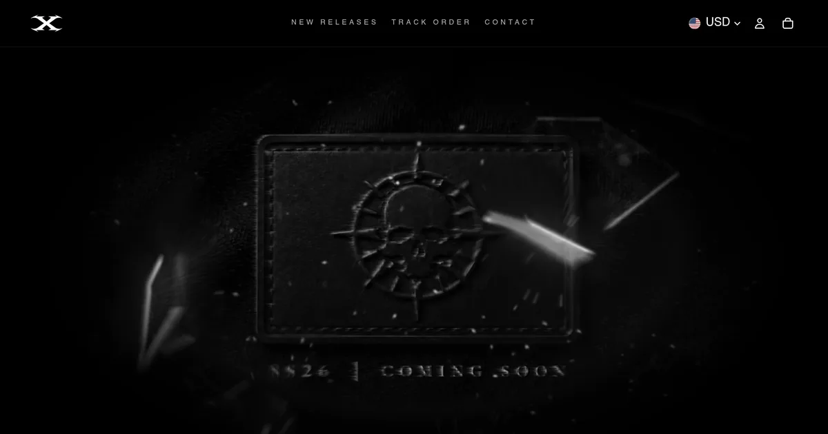 XTC Clothing homepage